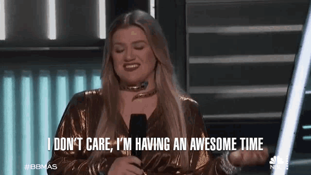 I Dont Care Im Having An Awesome Time GIF