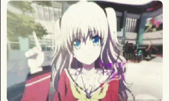 Charlotte Anime GIF - Charlotte Anime Swipe Right GIFs