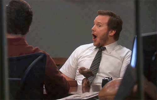 Cool GIF - Shocked Jawdropped Parks And Rec GIFs