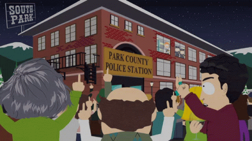 Fuck The Police South Park GIF - Fuck The Police South Park Middle Finger GIFs