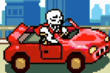 Pixel Driving Car GIF - Pixel Driving Car Red Car GIFs
