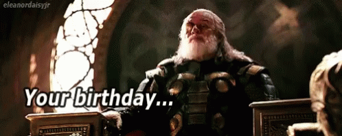 Birthday Thor GIF - Birthday Thor Odin GIFs