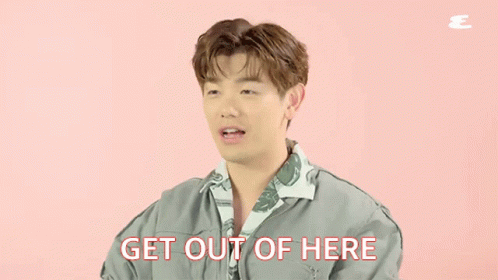 Get Out Of Here Eric Nam GIF - Get Out Of Here Eric Nam Esquire GIFs