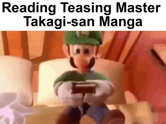 Takagi San Luigi GIF - Takagi San Luigi Falling Asleep GIFs