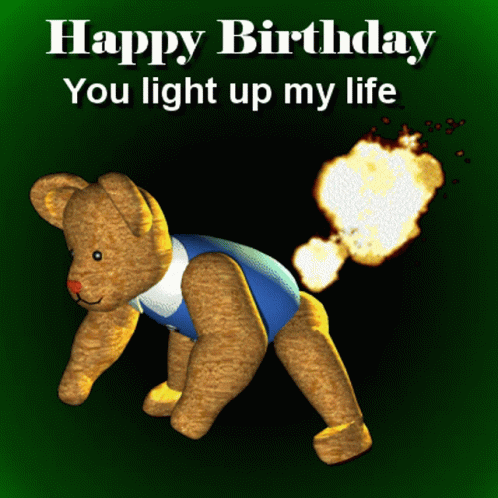 Happy Birthday Birthday Teddy GIF - Happy Birthday Birthday Teddy You Light Up My Life GIFs
