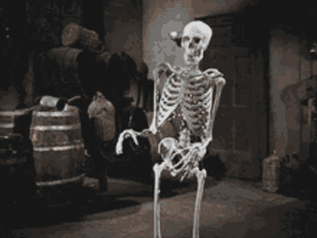 Screaming Skeleton GIF - Screaming Skeleton Salem GIFs