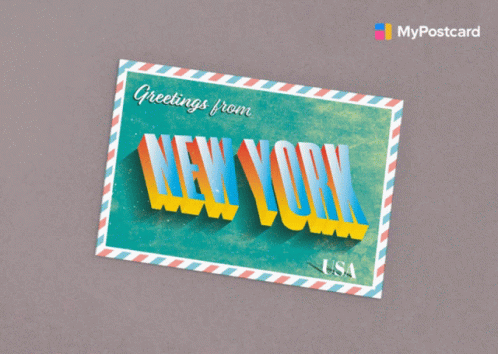 New York Mypostcard GIF