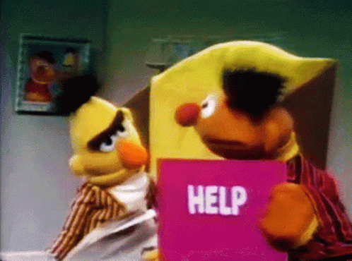 Sesame Street Ernie GIF