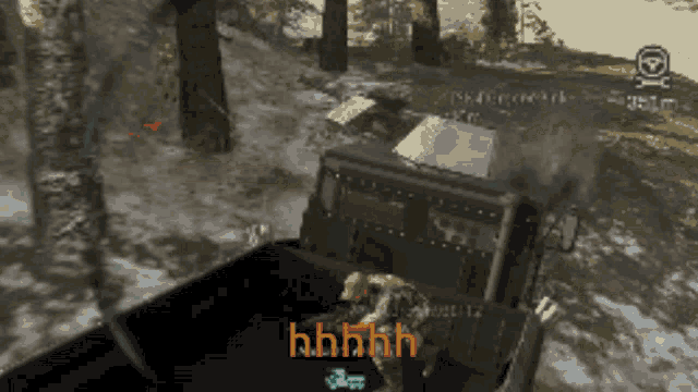 a screenshot of a video game that says hhhh on the bottom