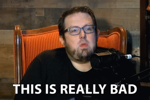 This Is Really Bad Rocco Botte GIF - This Is Really Bad Rocco Botte So Bad GIFs