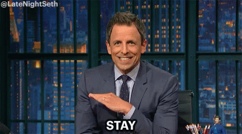 Stay In Your Lane GIF - Seth Meyers Stay Out Of It Stay In Your Lane GIFs