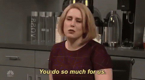 Touched GIF - You Do So Much For Us Touched Snl GIFs