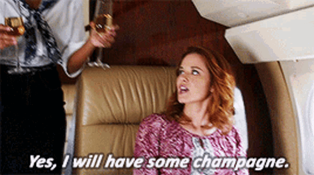 Greys Anatomy April Kepner GIF - Greys Anatomy April Kepner Yes I Will Have Some Champagne GIFs