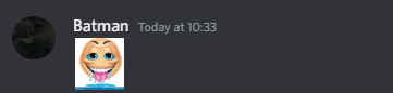 a screenshot of a chat between batman and another person