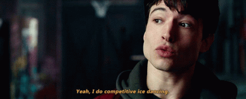 Justice League The Flash GIF - Justice League The Flash Yeah I Do Competitive Ice Dancing GIFs