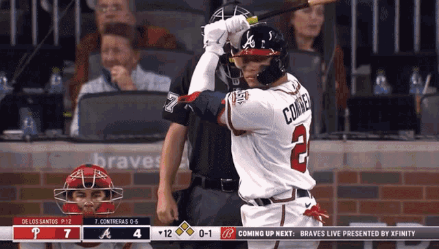 a baseball player with the number 2 on his back