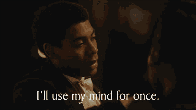 Ill Use My Mind For Once Caesar GIF - Ill Use My Mind For Once Caesar The Underground Railroad GIFs
