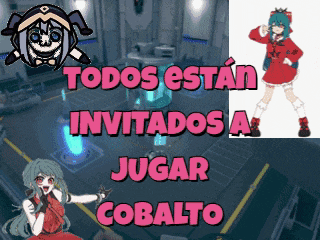 a video game screen says todos estan invitados a jugar cobalto