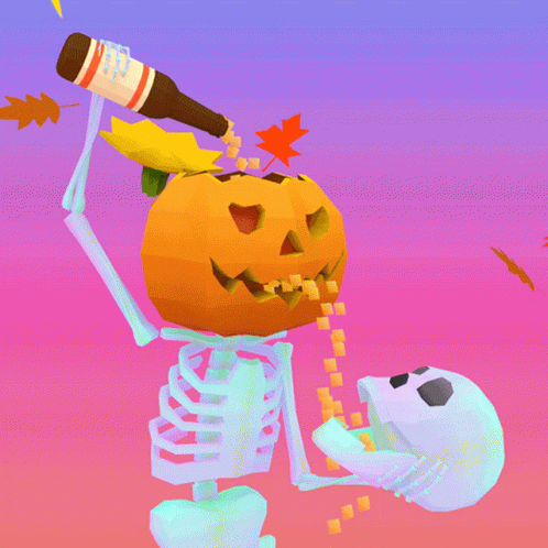 Spooky Skull GIF - Spooky Skull Pumpkin GIFs