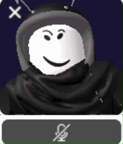 a black and white cartoon character with a microphone icon next to him