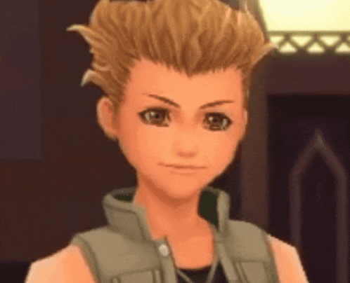 a close up of a cartoon character 's face in a video game