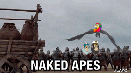 Layc Naked Apes GIF - Layc Naked Apes Bone Naked GIFs
