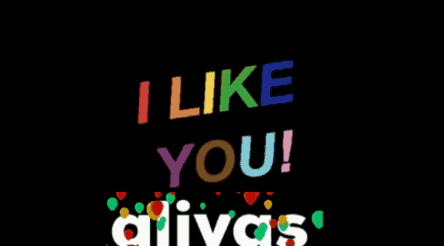a black background with the words i like you divas