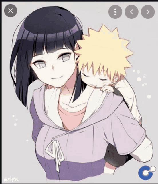a drawing of a woman holding a child on her back