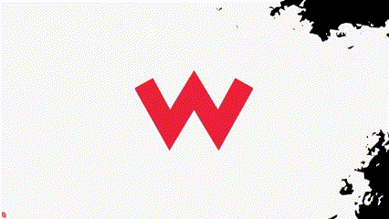 a cartoon drawing of a toy car with the letter w on it