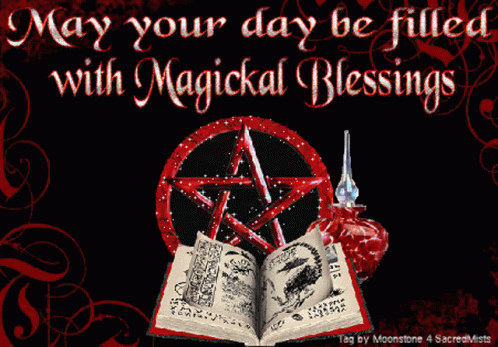 Wicca May Your Day Be Filled With Magickal Blessing GIF - Wicca May Your Day Be Filled With Magickal Blessing Star GIFs