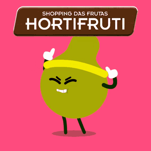 a sign that says shopping das frutas hortifruti