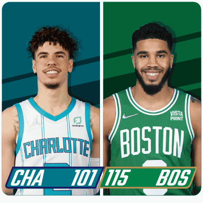 Charlotte Hornets (101) Vs. Boston Celtics (115) Post Game GIF - Nba Basketball Nba 2021 GIFs