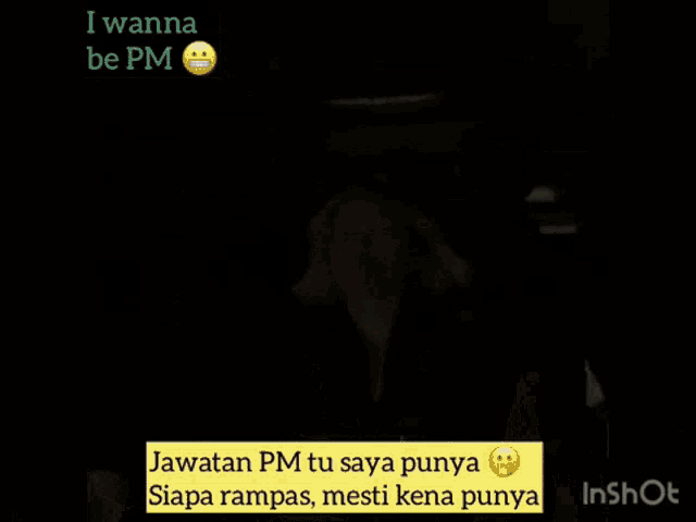 a man with glasses and a beard says i wanna be pm in a video