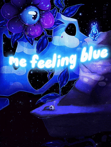 Blue Feeling Blue GIF - Blue Feeling Blue Narisofka GIFs