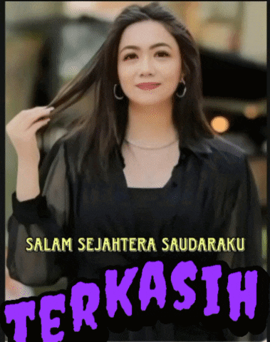 a poster with a woman and the words terkasih