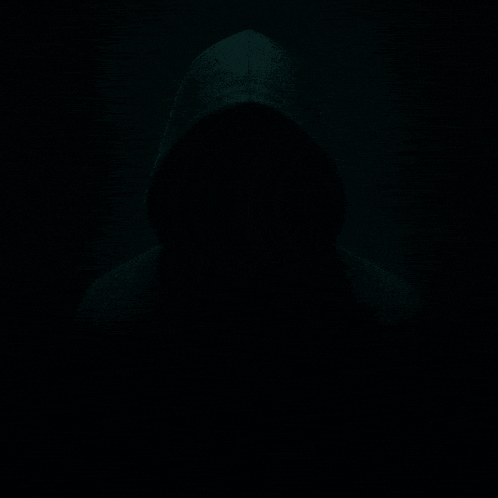 a bcs anonymous poster with a hooded man