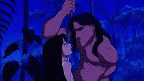 Kiss Love GIF - Kiss Love Tarzan GIFs