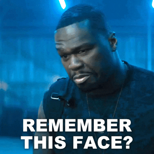 a man with the words remember this face on the bottom