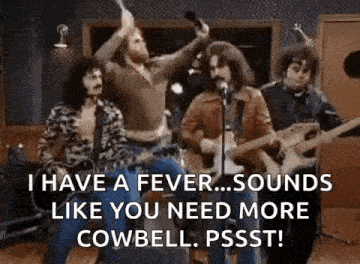a group of men are playing guitars and singing into a microphone in a recording studio .