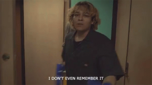 I Dont Even Remember It I Dont Remember GIF - I Dont Even Remember It I Dont Remember No Memories GIFs