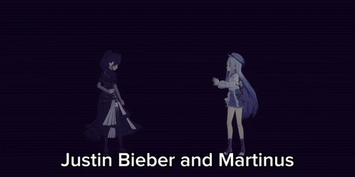 justin bieber and martinus are shown in a video
