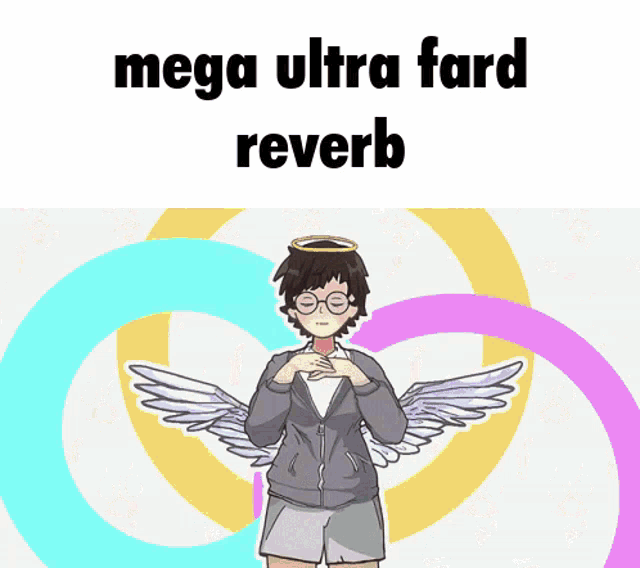 mega ultra fard reverb is written on a poster