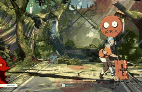 a video game screen shows a character with a smiley face that says xxx on it