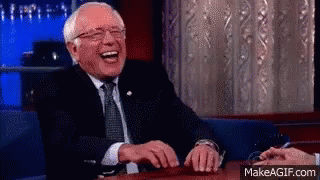 Bernie Sanders Laugh GIF - Bernie Sanders Laugh Laughing GIFs
