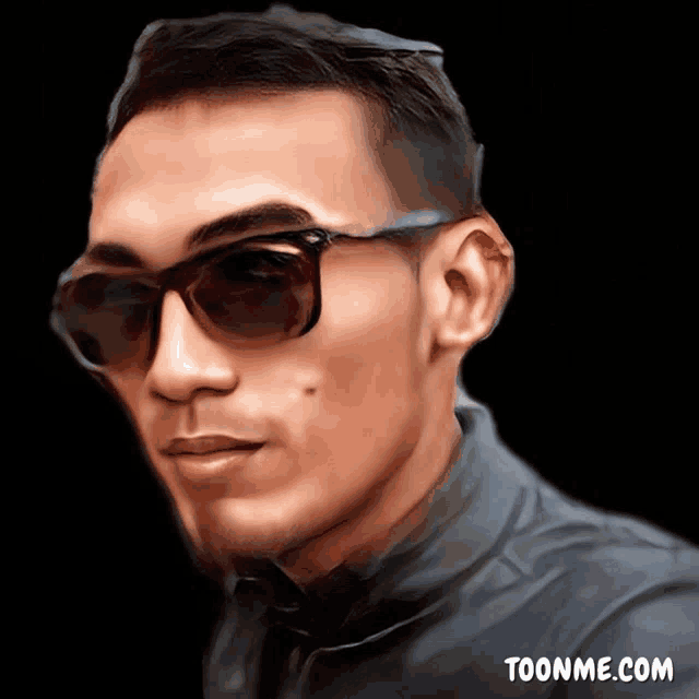 a cartoon of a man wearing sunglasses with the website toonme.com written below him