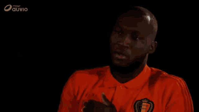 a man with the name romelu lukaku written on the screen