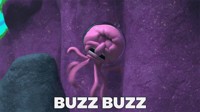 Buzz Buzz Squidward Tentacles GIF - Buzz Buzz Squidward Tentacles Kamp Koral GIFs
