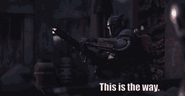 Star Wars The Mandalorian GIF - Star Wars The Mandalorian This Is The Way GIFs