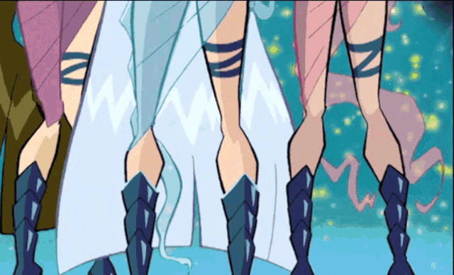 a cartoon drawing of a woman 's legs with the letter w on the skirt