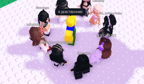 a group of girls are standing in a circle with one saying i 'm a detective